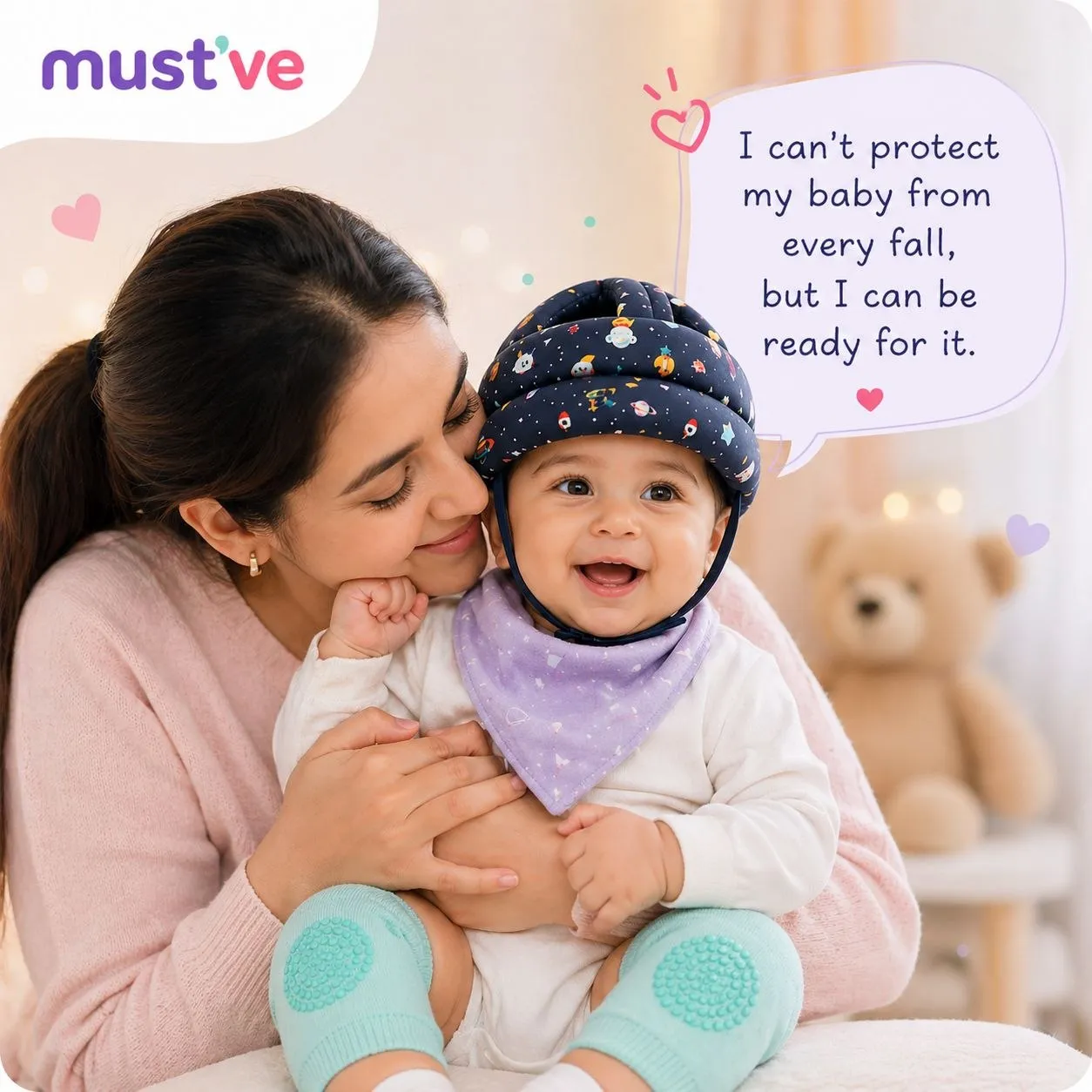 Baby Head Protection Helmet – Safety Cushion. Don’t Wait for the Fall — Baby Essentials, view 9