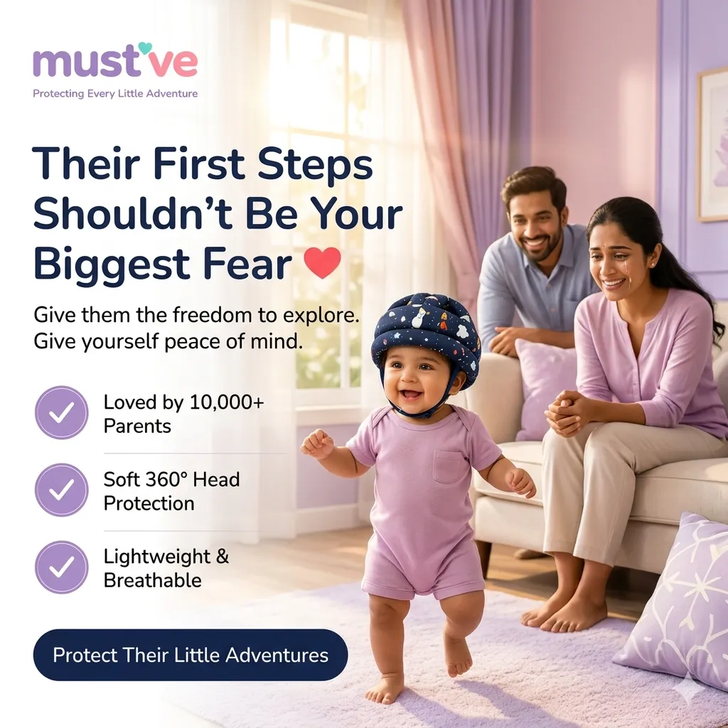 Baby Head Protection Helmet – Safety Cushion. Don’t Wait for the Fall — Baby Essentials, view 11