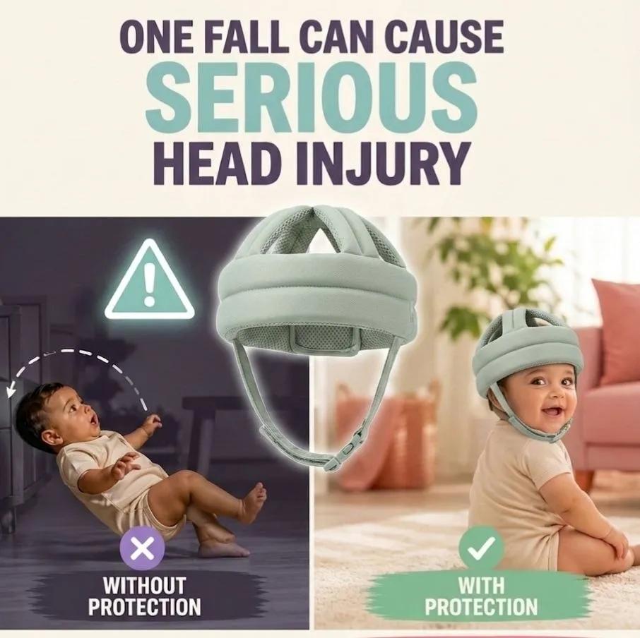 Baby Head Protection Helmet – Safety Cushion. Don’t Wait for the Fall — Baby Essentials, view 6