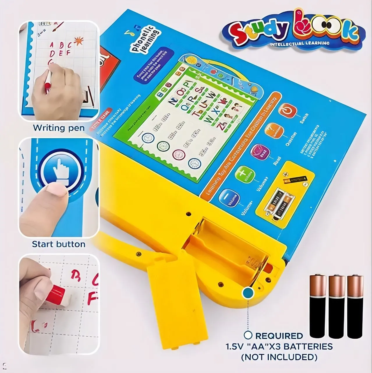 Smart Talking Learning Book for Kids (2–5 Years) | No Screen Learning Toy — Study Essentials Online, view 5