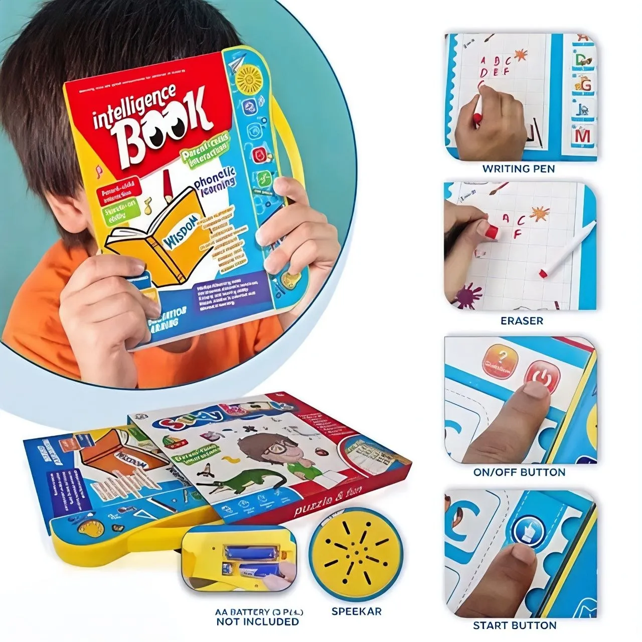 Smart Talking Learning Book for Kids (2–5 Years) | No Screen Learning Toy — Study Essentials Online, view 3